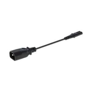 15CM FIGURE 8 T0 IEC MALE {C14}POWER ADAPTER