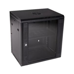 12U SINGLE SEC 600X450MM,1FAN,1SHELF,FLAT PACK