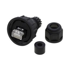 WATERPROOF RJ45 CONNECTOR D-SIZE INSTALLABLE PLUG
