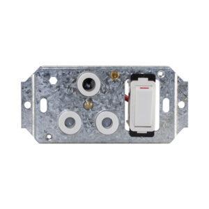 DECORDUCT 3PIN NORMAL SOCKET AND SWITCH (SKT001)