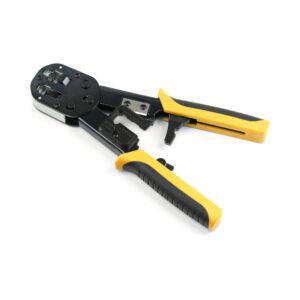 SPROTEK RJ45 RACHET CRIMP TOOL HQ PASS THROUGH