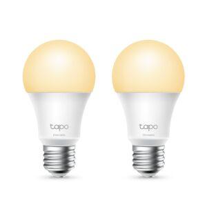 TP-LINK TAPO SMART WIFI LIGHT BULB- DIMMABLE- 2PK
