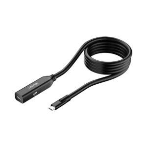 UNITEK 5M 10GBP USB-C EXTEND  CAB,BLK(U1335ABK01)