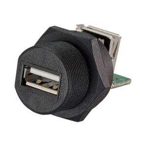 WATERPROOF USB2.0 A TYPE FEMALE TO FEMALE SOCKET