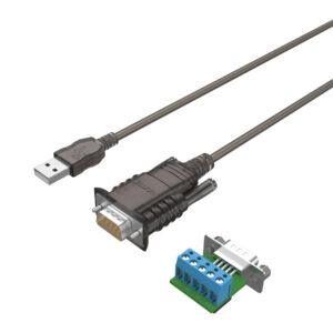 UNITEK Y-108301 1.5M USB RS422/RS485 (DB9M) SERIAL CABLE