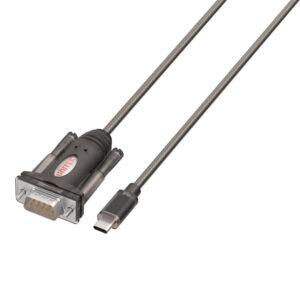 UNITEK 1.5M TYPE-C TO SERIAL ADAPTER BLK (Y-1105K)