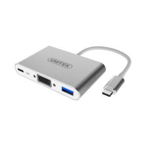 UNITEK TYPE-C 1XUSB3.0 2XUSB2.0 1XVGA  (Y-9102)