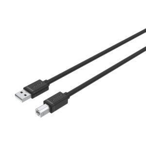 UNITEK 3M USB2.0 AM TO BM CABLE-(Y-C420GBK)
