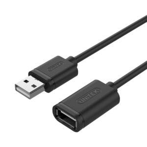 UNITEK 1M PASSIVE USB2 EXTENSION CABLE (Y-C428GBK)