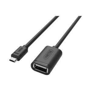 UNITEK 0.2M OTG MICRO BM TO AF CABLE (Y-C438)