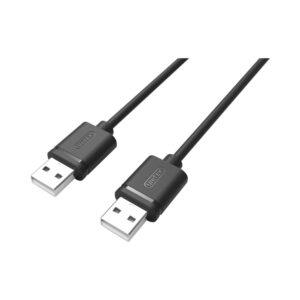 UNITEK 1.5M USB2.0 AM/AM CABLE BLACK (Y-C442GBK)
