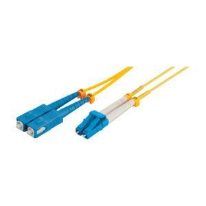 10M FIBRE PATCH LEAD DUP SM(09/125) LC/SC