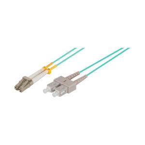 10M FIBRE PATCH LEAD DUP MM(50/125) OM3 LC/SC