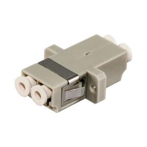 FIBRE DUP LC/PC MM MIDCOUPLER CERAMIC SLEEVE BEIGE