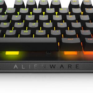 DELL  ALIENWARE TENKEYLESS GAMING KEYBOARD - DEVICE TYPE: KEYBOARD - US-ENGLISH LAYOUT, BACKLIT: ALIENFX RGB / 16.8 MILLION COLOURS, YES ADJUSTABLE HEIGHT,