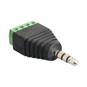 DELOCK 3.5MM STEREO ADAP TERMINAL BLOCK 4P (65453)