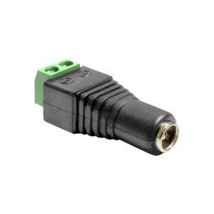 DELOCK DC 2.5 X 5.5MM F TERMINAL BLOCK (65485)