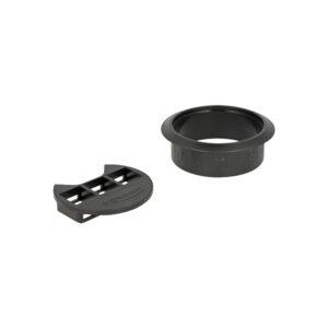 DELOCK 3-PORT KEYSTONE 60MM DESK PANEL, BLK(86277)
