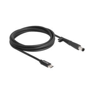 DELOCK CHARGING CABLE TYPE-C TO HP 7.4 X 5.0M MALE