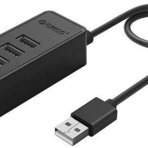 ORICO HUB 100 USB2.0 4XUSB 100CM BK